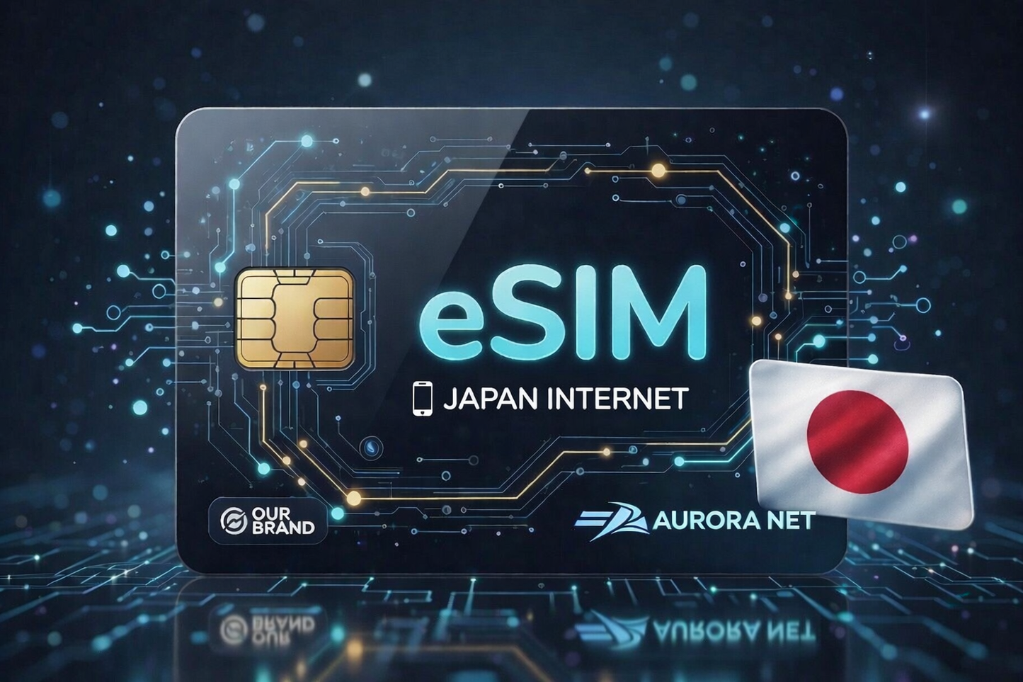 eSIM Japão + Coreia do Sul — Internet Pré-paga