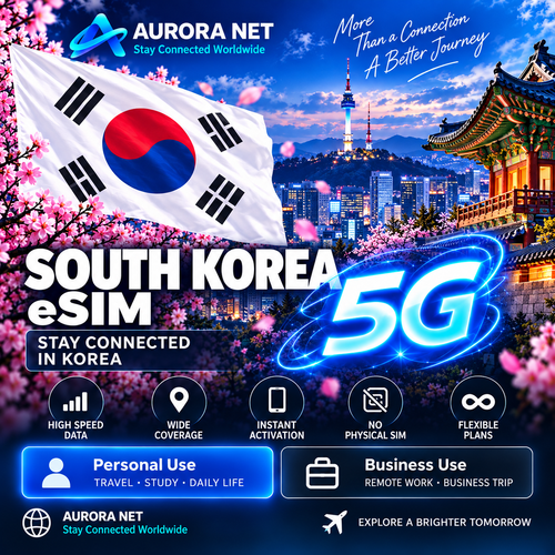 eSIM 한국 — 데일리 데이터 (1일 1GB)