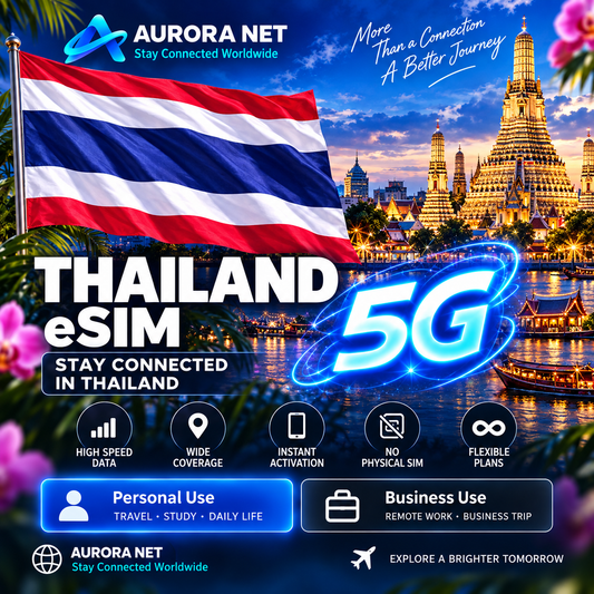 Aurora Net Thailand eSIM 5G