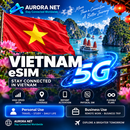 Aurora Net Vietnam eSIM 4G/5G